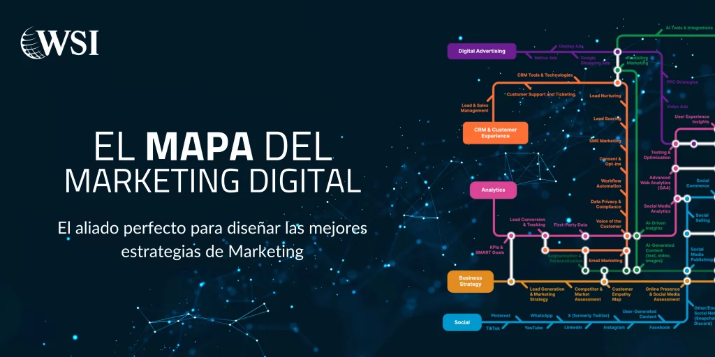 El mapa de metro y el Marketing digital