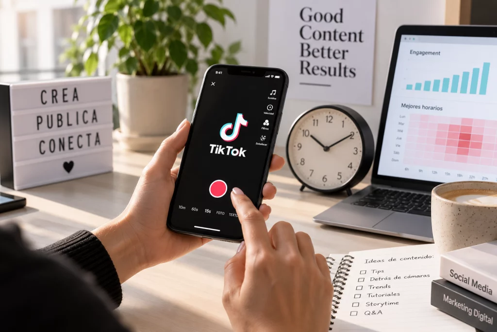 mejor hora para publicar en TikTok